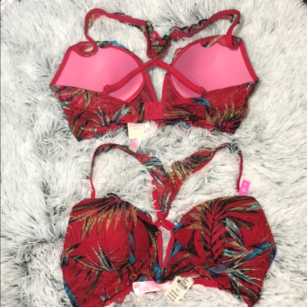 Pink Victoria secrets bra push up bra - Picture 2 of 6